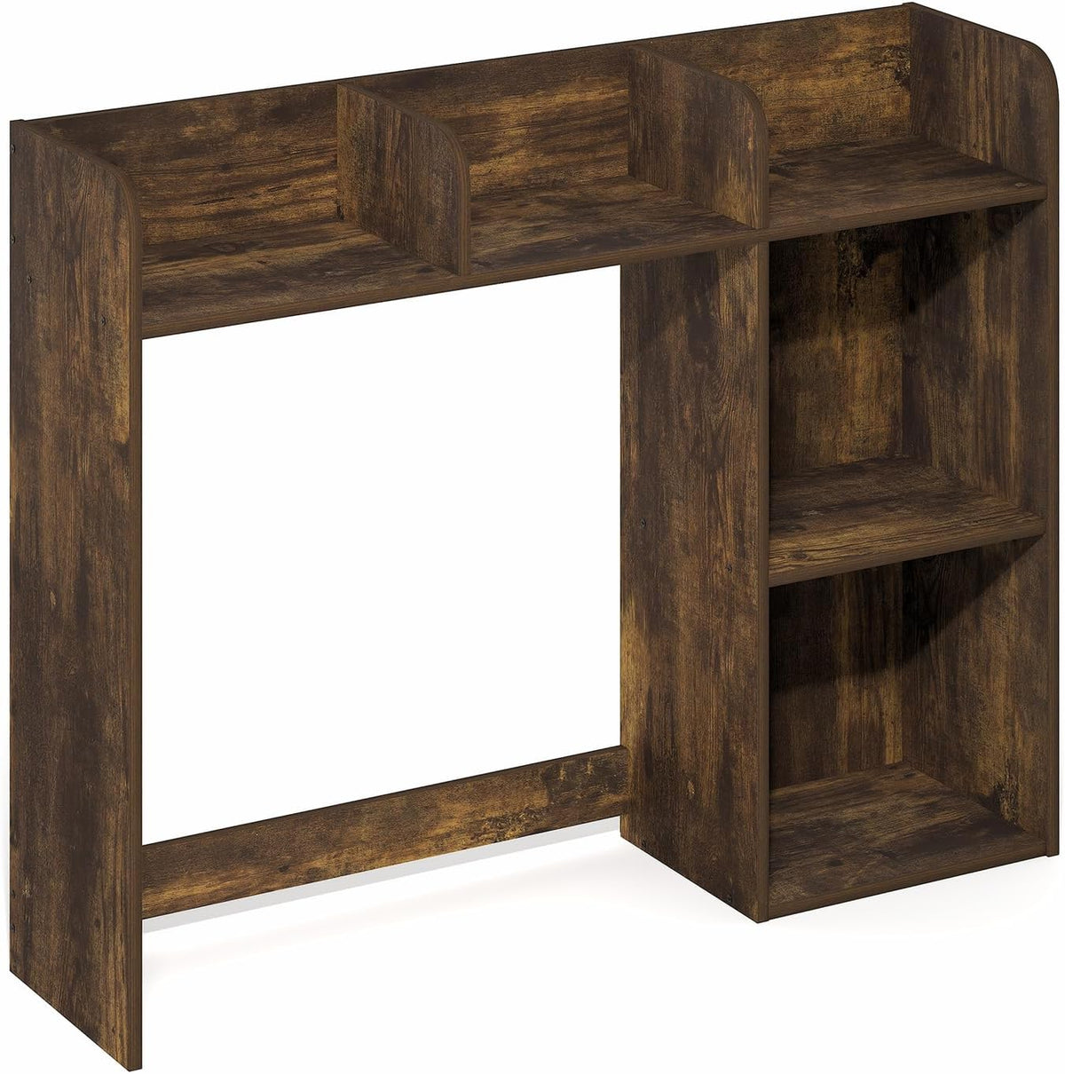 Furinno Classic Desk Shelf, 5-Shelf Desktop Hutch, Book Shelf, 3-Tier Desk Or...
