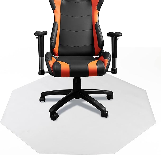 DESKU - Octagon Gaming Chair Mat, Computer and Office Chair Mat by Desku