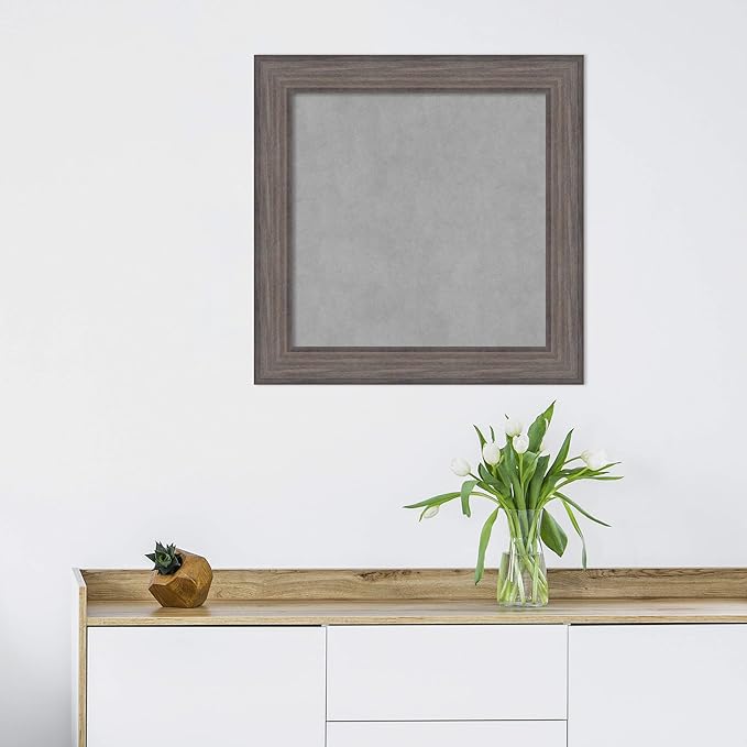 Amanti Art Grey Framed Magnetic Board 25x25 Medium Vision Board - Image 6