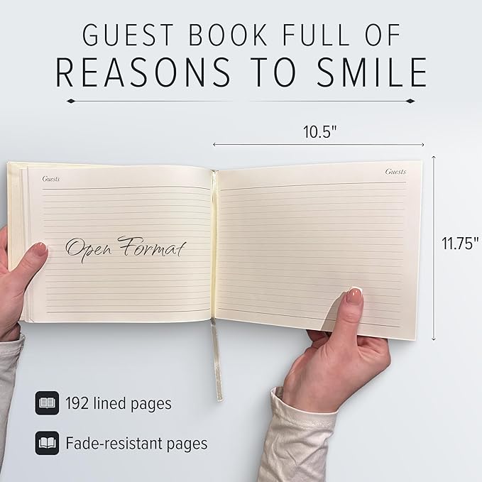 Gallery Leather Guest Book - Image 5