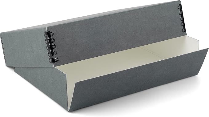 Lineco Museum Archival Storage Box, 11.75x18.25x3 in. Drop Front Design. by Lineco