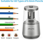 JARLINK Electric Pencil Sharpener, Heavy-Duty Helical Blade to Fast Sharpen - Image 4
