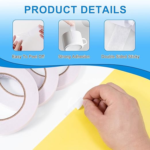 GUOKOFF Double Sided Tape 1/2 Inch x 40 Yards - Image 3