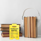 Smilelife Funny Office Cubicle Decor Answer Desk Rates Desk Sign Team Office - Image 6