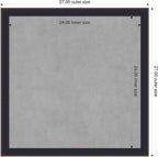 Amanti Art Black Framed Magnetic Board 27x27 Medium Vision Board - Image 2