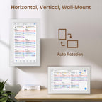 15.6" Digital Calendar Wall Touch Screen, Chore Chart, Photo Frame, Refills | Real-time Google, Outlook and iCloud sync keeps every family member organized, with meal planning and no subscription fees.