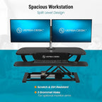 VERSADESK PowerPro™ 36 Inch Electric Standing Desk Converter, Height Adjustable - Image 8