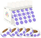 PARLAIM 3/4 Inch Roll Color Coding Labels, 10000 per 10 Rolls Round Permanent