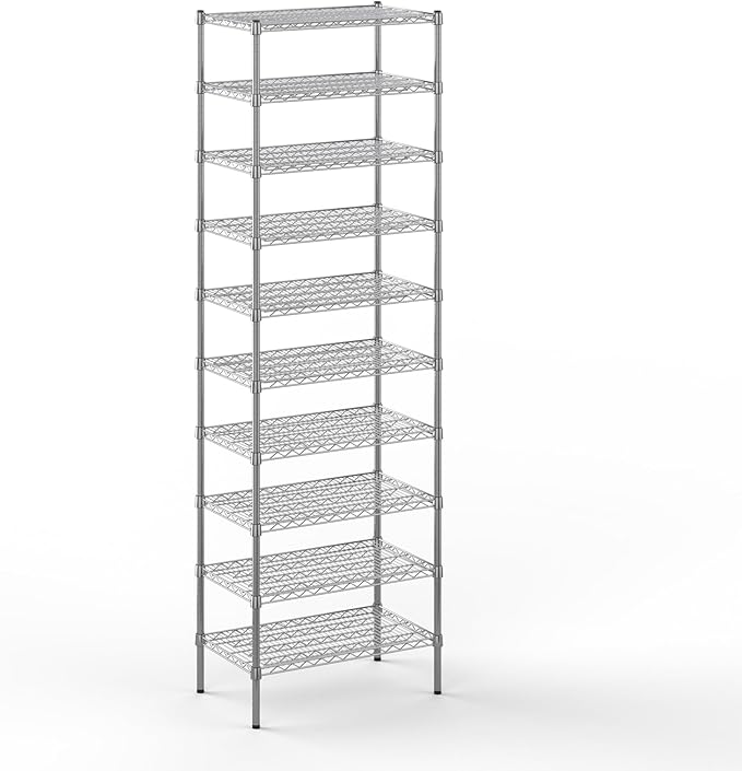 Regal Altair 18" Deep x 30" Wide x 96" Height Wire Shelving Kit | 10-Tier | NSF by Regal+Altair