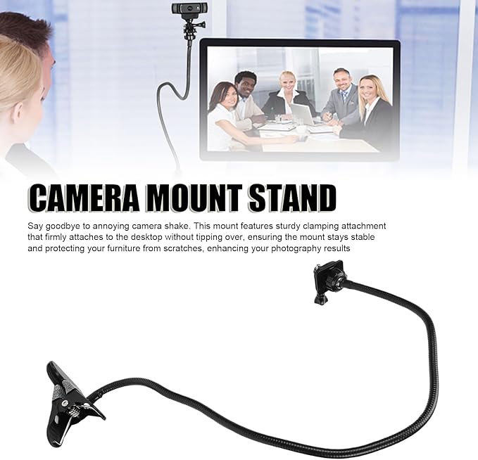 Tangxi Webcam Standfor Desk, Flexible Gooseneck Camera Stand - Image 2