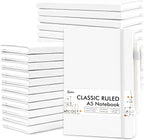 feela College Ruled Notebooks, 24 Pack Business Notebook Hardcover Lined