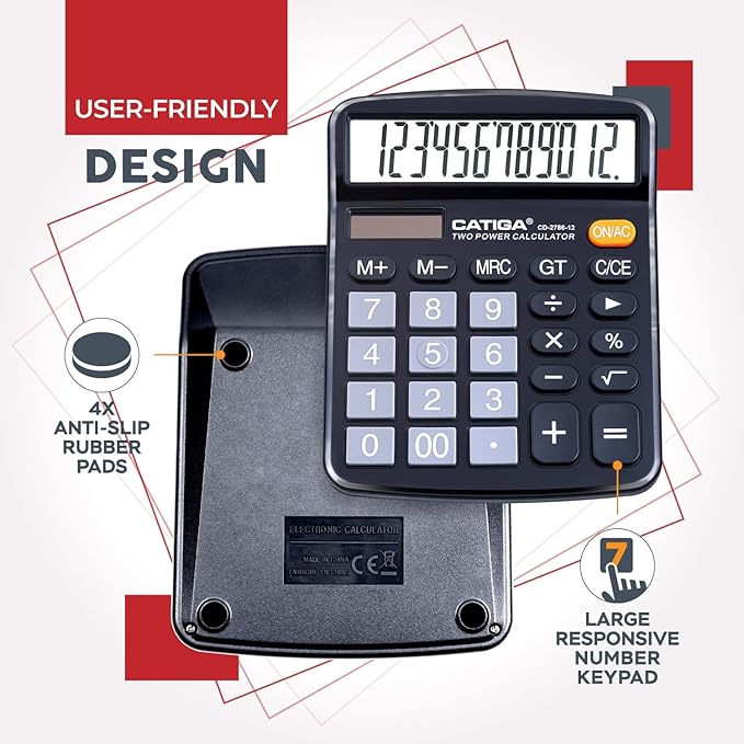 CATIGA Desktop Calculator 12 Digit - Image 4