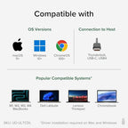 Plugable USB-C Triple Monitor Docking Station: 13-in-1 Laptop Dock - Image 6