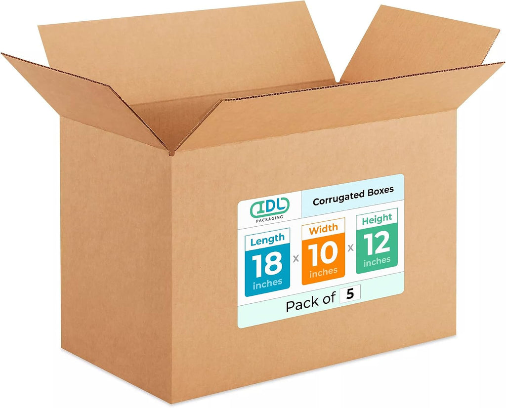 Medium Shipping & Moving Boxes 18 x 10 x 12 inches