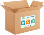 Medium Shipping & Moving Boxes 18 x 10 x 12 inches