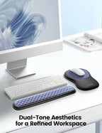meatanty Keyboard and Mouse Wrist Rest Set, Ergonomic Wrist Pad Support - Image 4