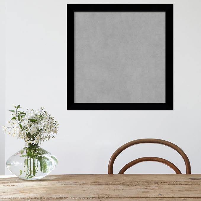 Amanti Art Black Framed Magnetic Board 23x23 Medium Vision Board - Image 5