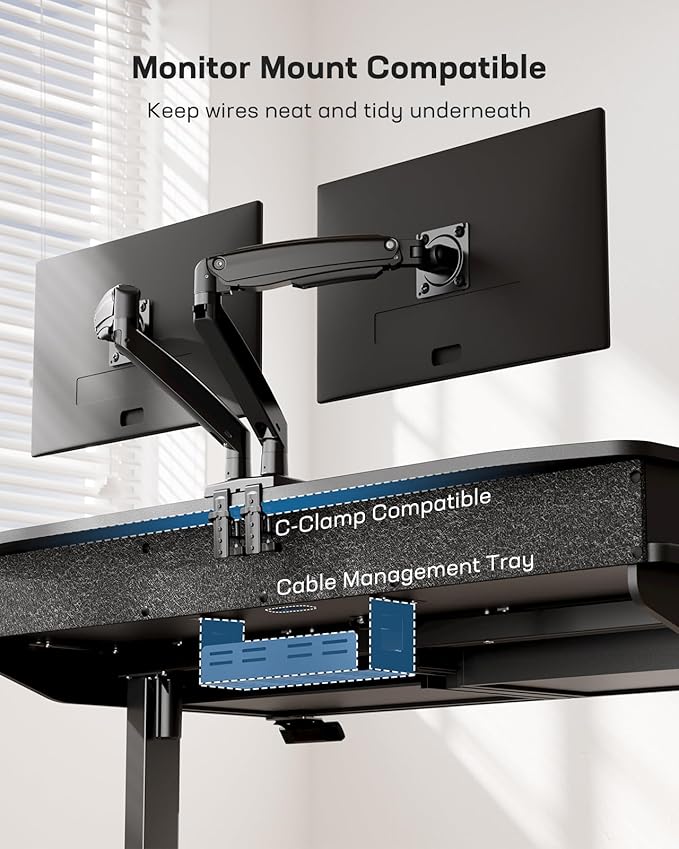 HUANUO 55 x 30 inch Electric Standing Desk - Image 4