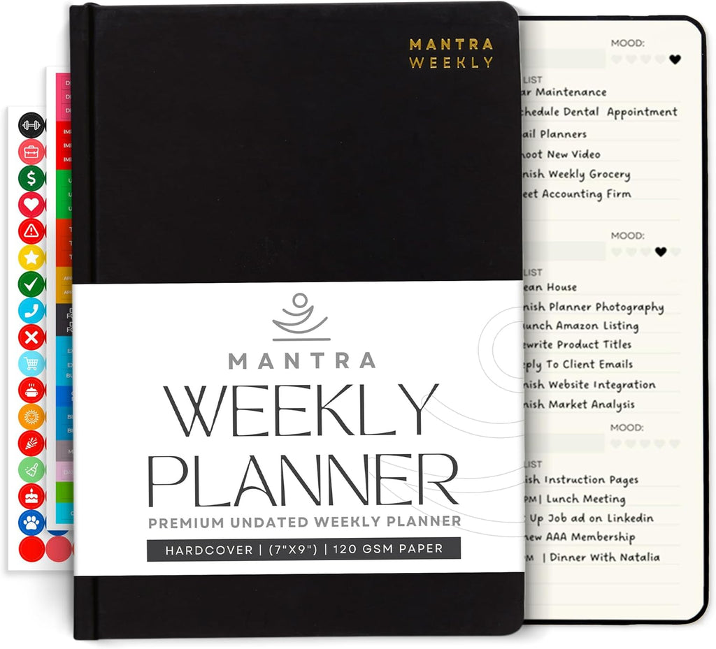 Mantra Planner 2026 Planner, Daily Journal & Gratitude Journal All-In-One