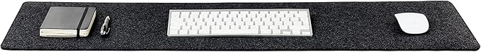 Wolvende Premium Felt Desk Mat | Medium 12" x 36" | Multifunctional Desk Pad - Image 2