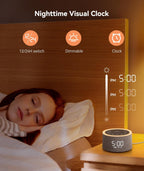 dreamegg d1+ sound machine alarm clock, 29 soothing, package contents