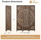 66.9Inch Wooden Room Partition - Image 6