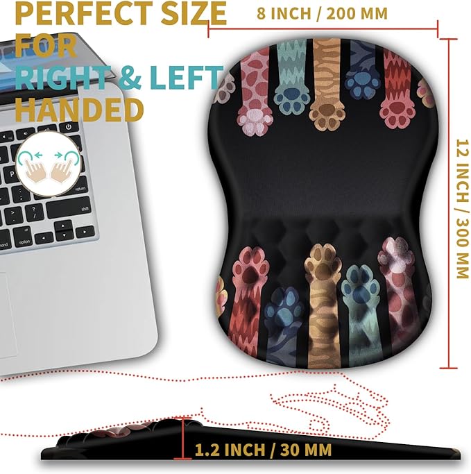 Hokafenle Ergonomic Mouse Pad Wrist Support - Image 4