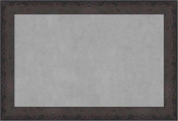 Amanti Art Black Framed Magnetic Board 25x37 Large Vision Board by AmantiArt