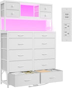 EnHomee 62.8" H Dresser for Bedroom by EnHomee