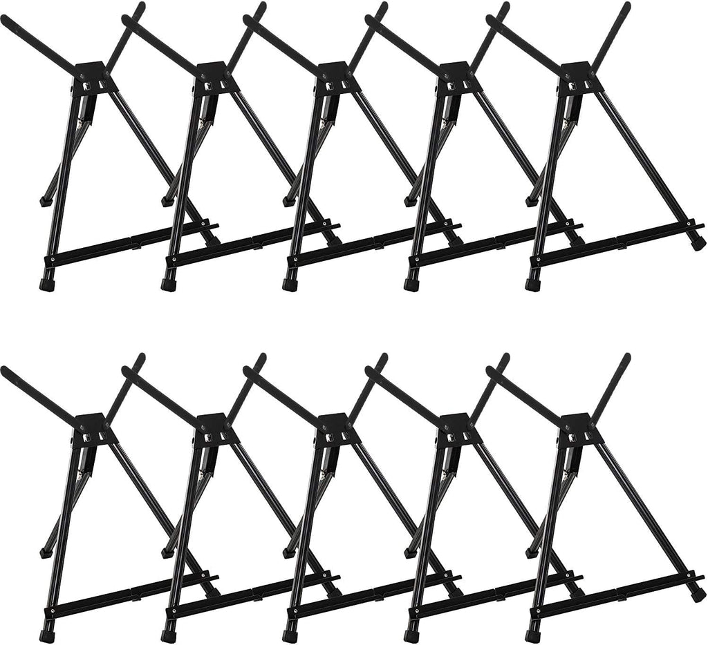 MEEDEN 10 Pcs Artist Tabletop Display Easel, Aluminum Tripod Easel