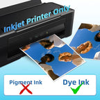 Uinkit 100 Sheets Thick Inkjet Glossy Photo Paper Picture 8.5x11 62lb 230g - Image 6