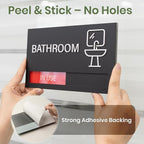 Studio Room Door Sign, Do Not Disturb Signs, In Use Available Office Slider - Image 4