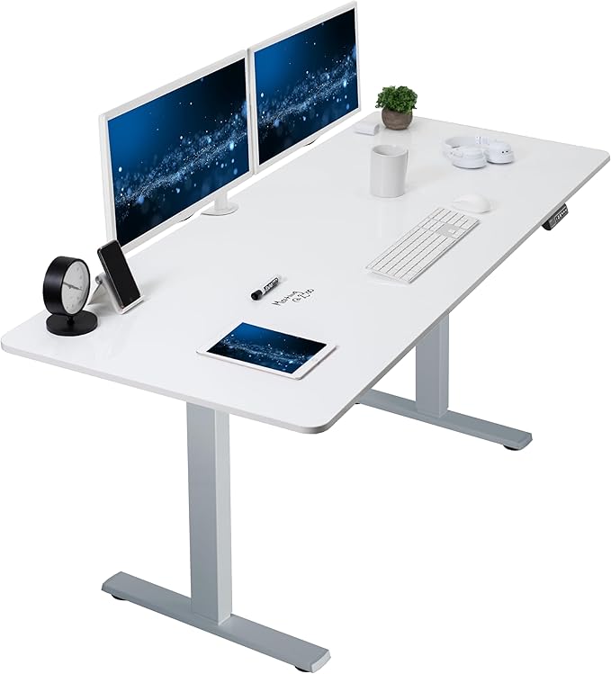 VIVO Electric Dry Erase 71 x 30 in Standing Desk, Memory Height Adjustment by VIVO
