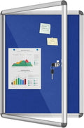 Mifuro 26"x20" Enclosed Bulletin Board, Lockable Weather-Resistant Aluminum by MifuroOfficeProduct