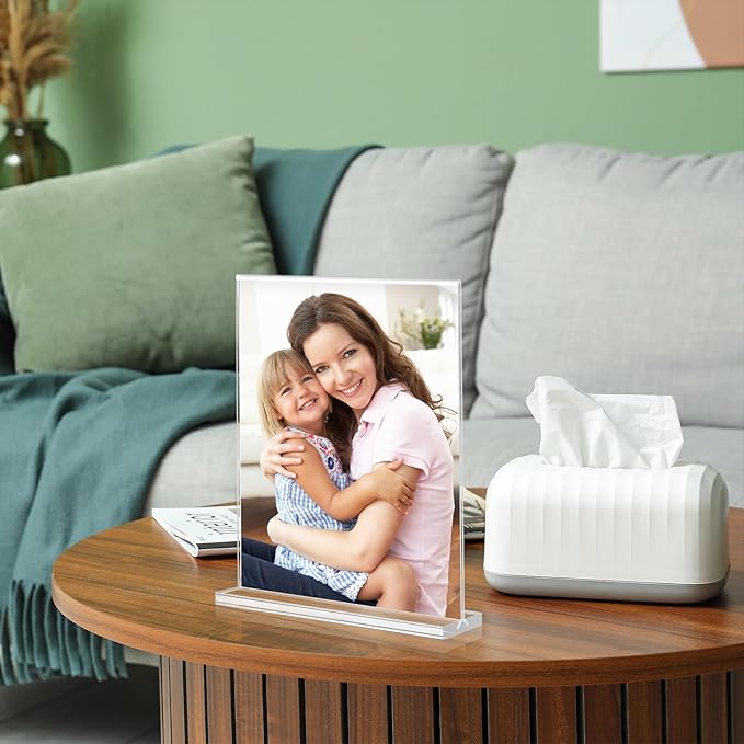 Eocnrhe Acrylic Sign Holder 8.5 x 11 6 Pack, Double-Sided Clear Sign Holder - Image 7