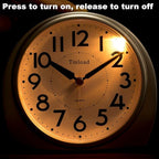 Tinload 5.5" Large Analog Alarm Clock Silent Non Ticking, Gentle Wake, Beep - Image 6