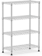 M MZG 1000 lbs Storage Shelving 4-Tier Utility Shelving Unit Steel Organizer - Image 8