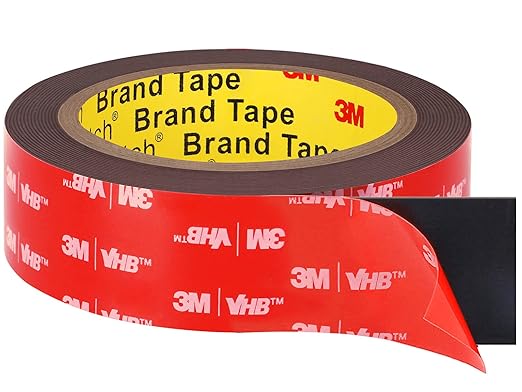 Double Sided Tape Heavy Duty, Mounting Tape, Waterproof Foam Tape, 16.4FT Length by HitLights