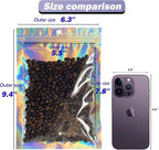 6x9 inch Holographic Bags with Party Favor Mylar Bags Coffee Storage - Image 2