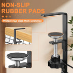 NoDrill 2 Pack 15.7" Under Desk Cable Management Tray, Sturdy Metal Cord - Image 5
