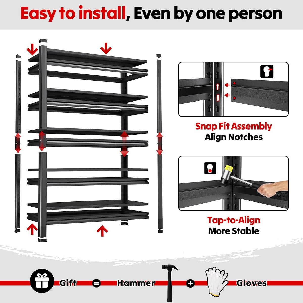 71.2*35.5 storage shelves, garage shelving,adjustable metal shelving unit, side view
