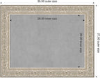 Amanti Art Silver Framed Magnetic Board 27x35 Medium Vision Board - Image 2