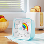 Visual Timer for Kids with Pause Function, Cute Silent Timer with Rainbow for - Image 4