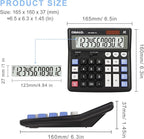 OSALO Desktop Calculator Extra Large Display 12 Digits Big Buttons Solar - Image 6