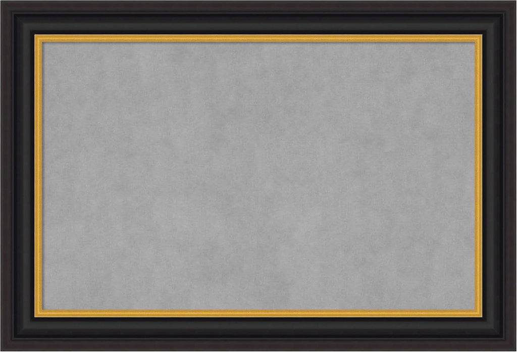 Amanti Art Black Framed Magnetic Board 26x38 Large Vision Board