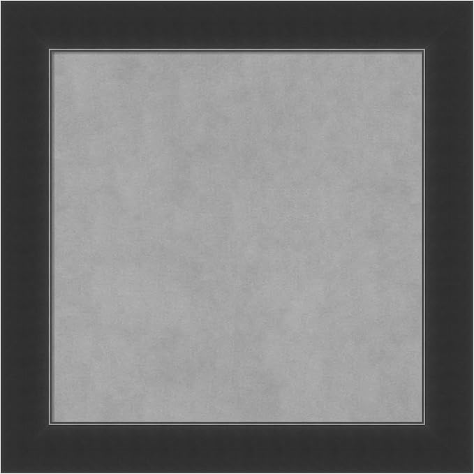 Amanti Art Black Framed Magnetic Board 25x25 Medium Vision Board by AmantiArt