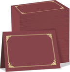 HAUTOCO 120 Packs Certificate Holders, Burgundy Diploma Holders, Document Award by HAUTOCO