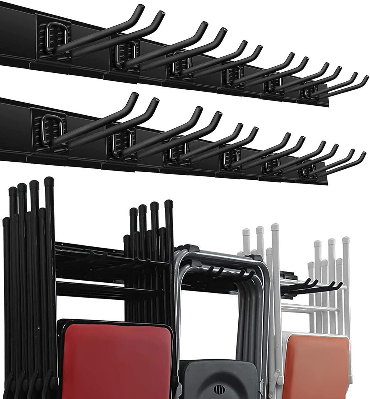 wallmaster garage storage organization wall mount folding chair, main product view