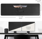 CENNBIE Leather Desk Mat Large, Extended Non-Slip Mouse Pad, Waterproof PU - Image 2
