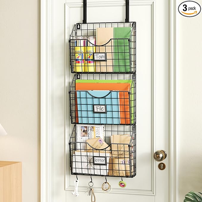 X-cosrack 3-Tier Hanging Wall Files Rack by X-cosrack